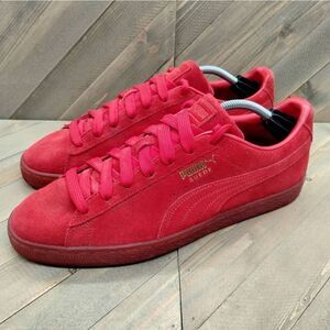 Puma Suede Red Casual Fashion Sneakers‎ Mens Size 12 Puma Classic Shoes Low